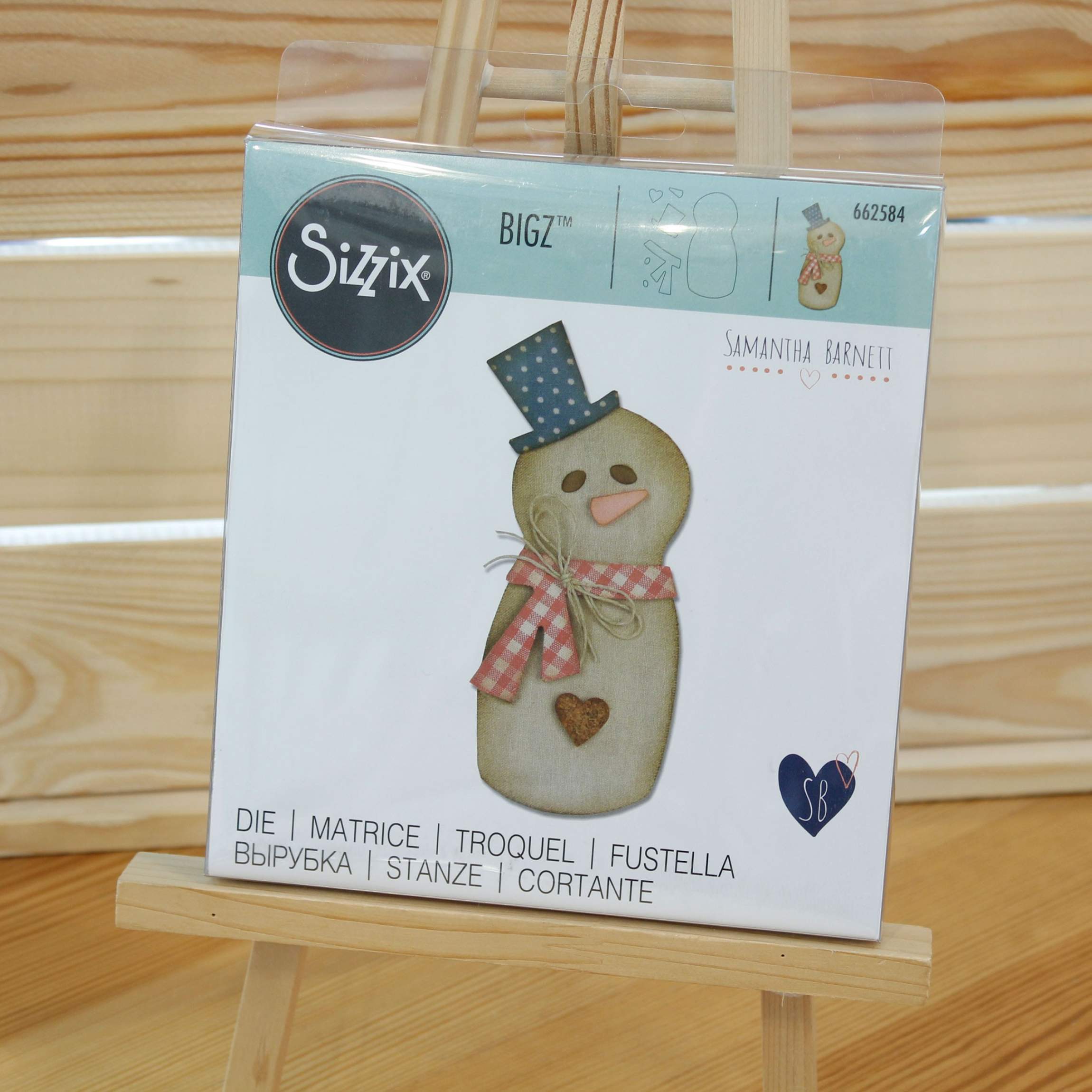 Fustella Bigz Die Snowman By Samantha Barnett SX  662584