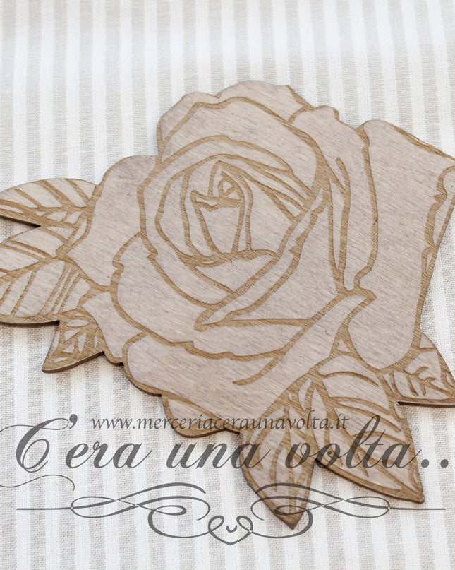 Sagoma in legno Rosa