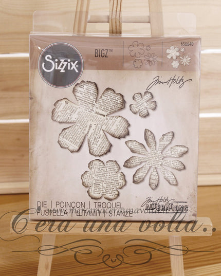 Fustella Bigz Die Tattered Florals By Tim Holtz SX 656640