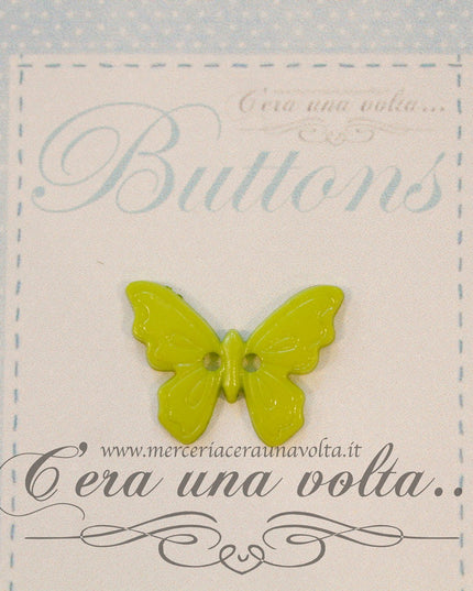 10 pz Bottoni a forma di farfalla
