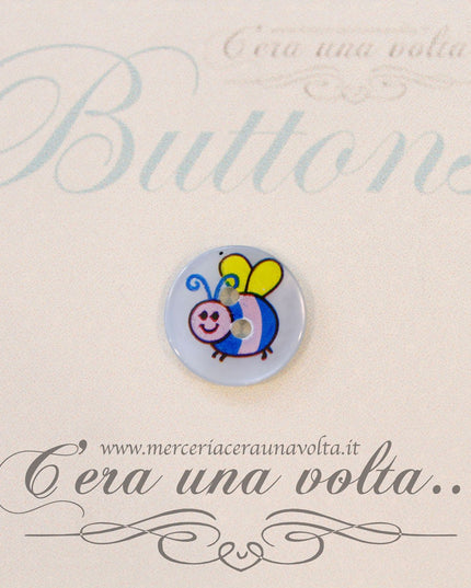 Bottone Apina Azzurra