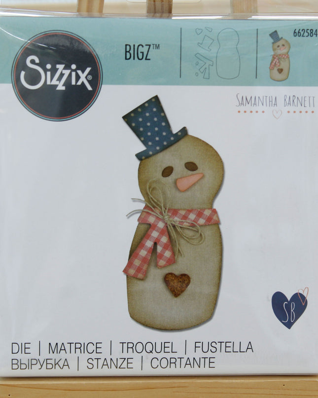 Fustella Bigz Die Snowman By Samantha Barnett  SX 662584