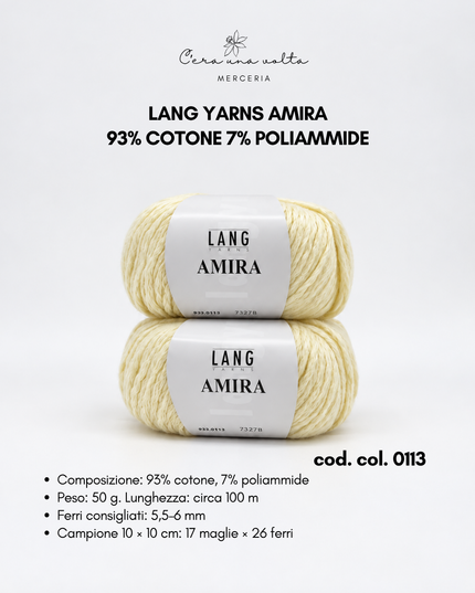Lang Yarns Amira in cotone – 50 g
