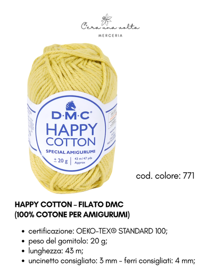 DMC Happy Cotton – Filato 100% cotone per amigurumi