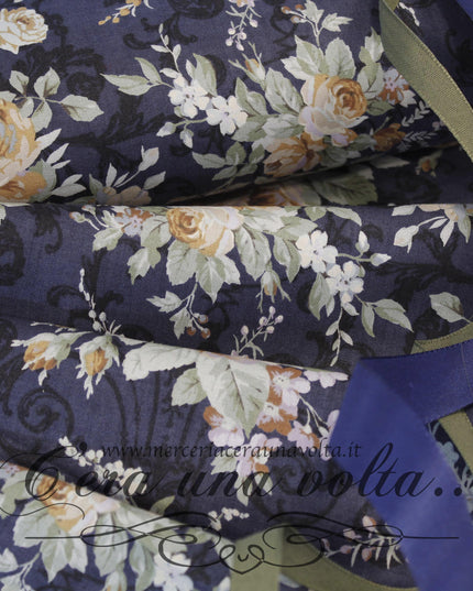 Tessuto Floral Collection Blue