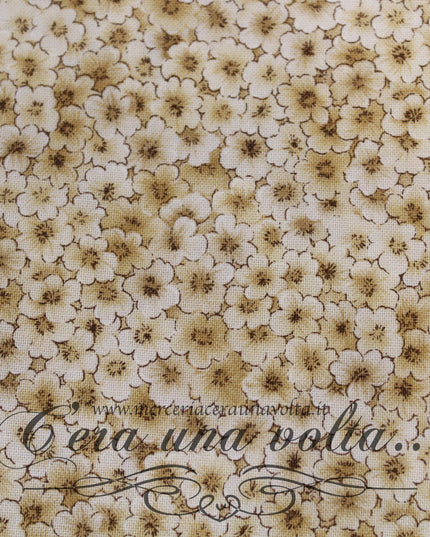 Tessuto patchwork a fiori Ambrati