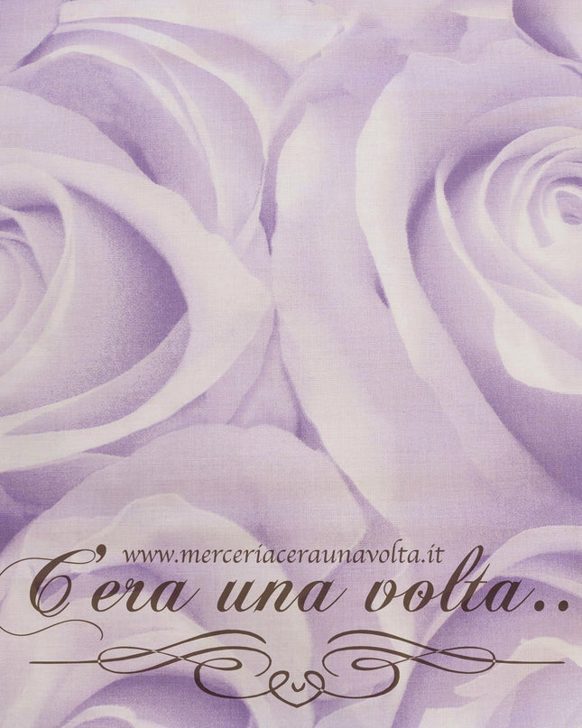 Tessuto fantasia Shabby Glicine