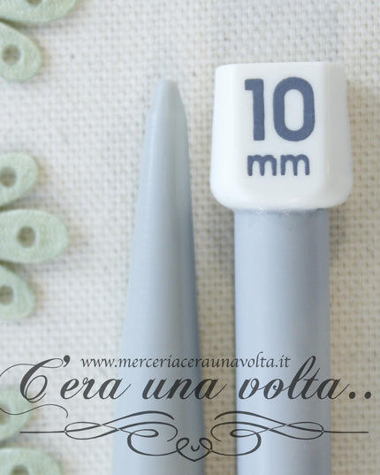 Ferri per maglia in Plastica Misure da MM 7,5 a MM 15
