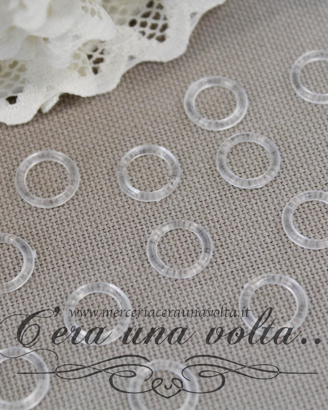 Anelli trasparenti per tende a pacchetto