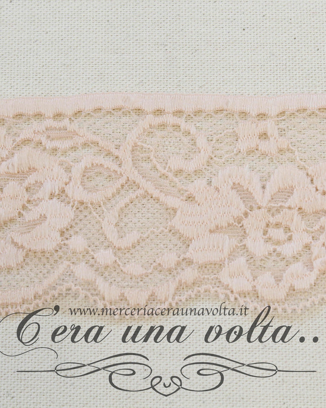 Pizzo Chantilly elasticizzato Rosa