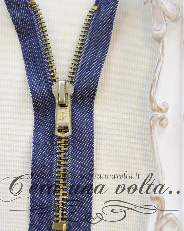Zip metallo da cm 10 a cm 12