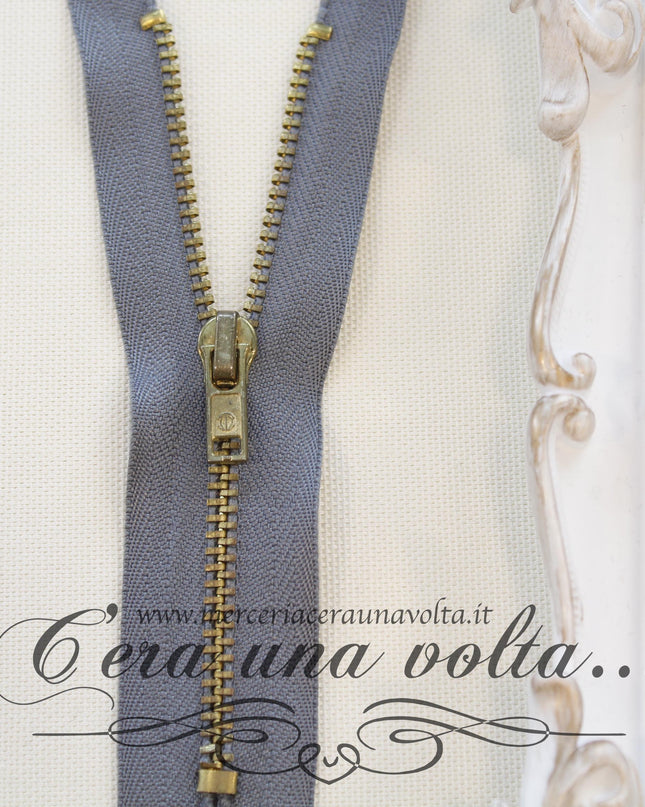 Zip metallo da cm 10 a cm 12