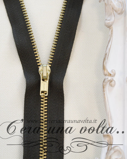Zip metallo da cm 14 a cm 16