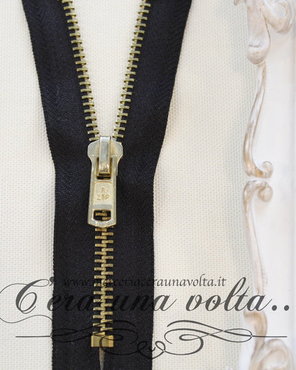 Zip metallo da cm 14 a cm 16