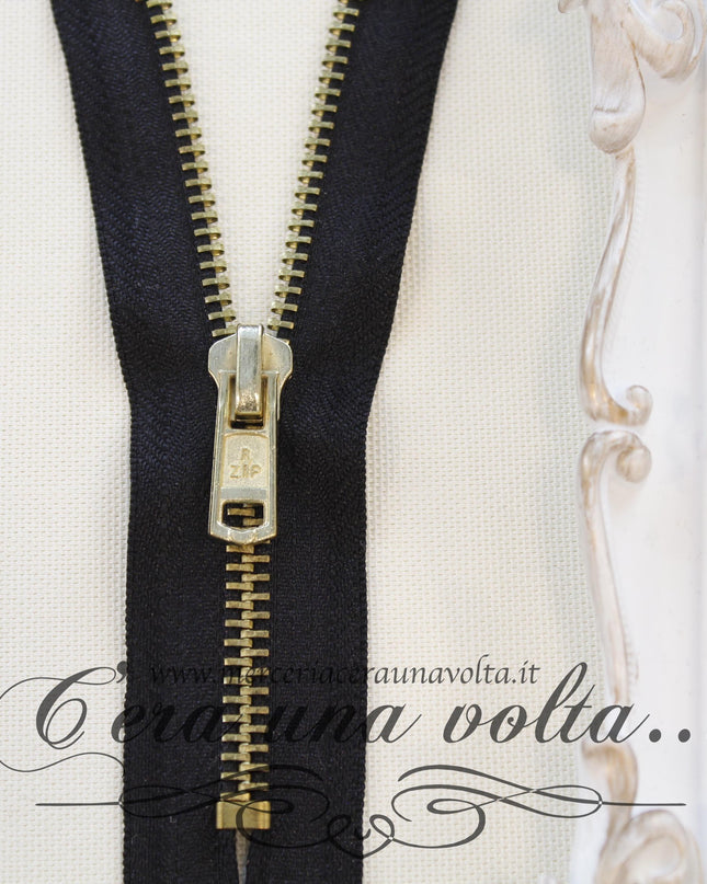 Zip metallo da cm 14 a cm 16