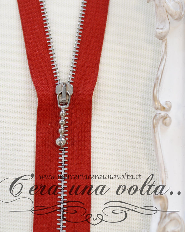 Zip metallo da cm 14 a cm 16