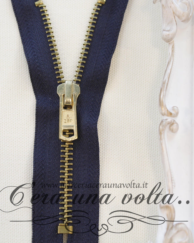 Zip metallo da cm 18 a cm 20