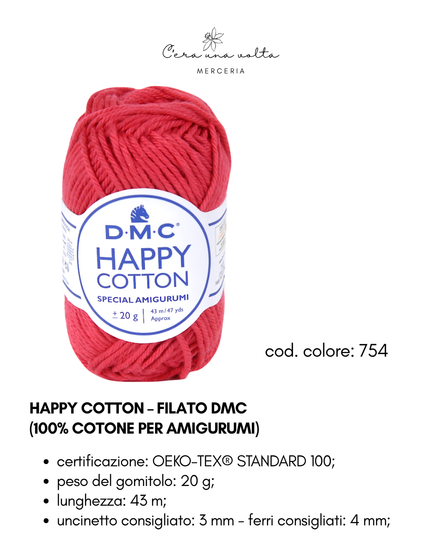 DMC Happy Cotton – Filato 100% cotone per amigurumi