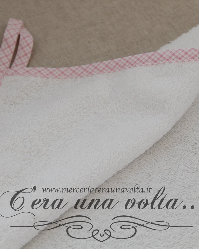 Asciugamano asilo Tartan Rosa