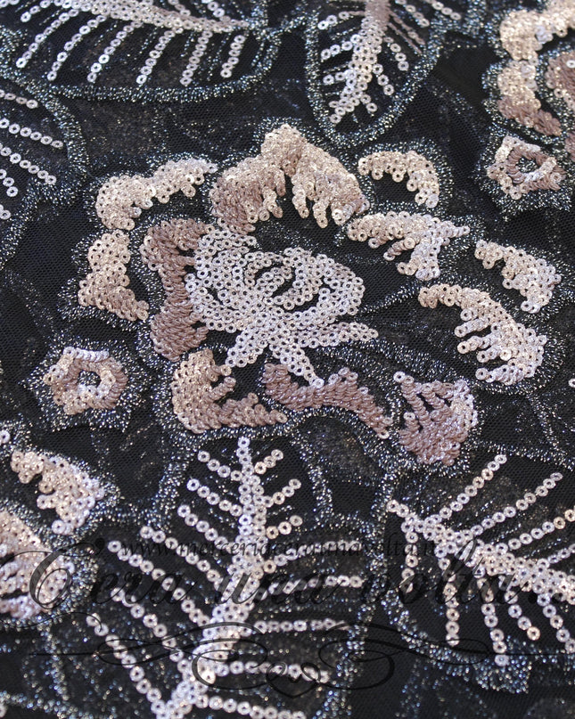 Tessuto in Tulle Paillettes