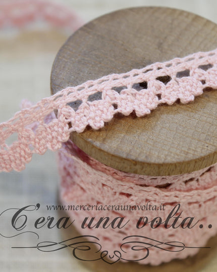 Pizzo in cotone colorato
