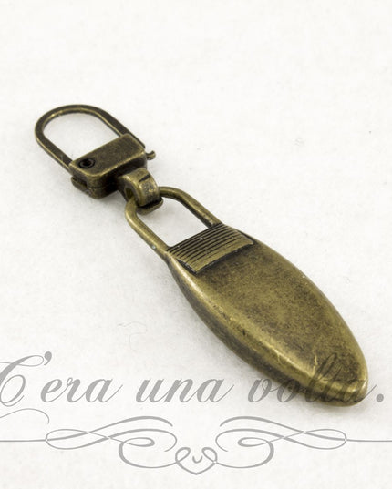 Tiretto cerniera bronzato