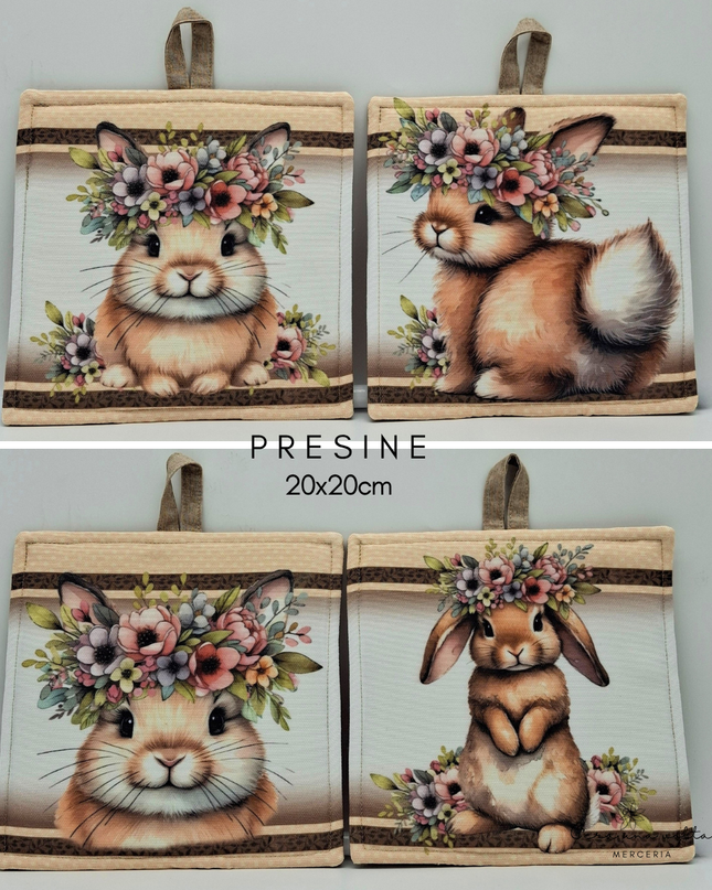 Kit creativo Primavera/Pasqua (coniglietti)