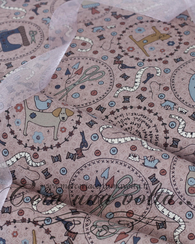 Tessuto in cotone Stitch