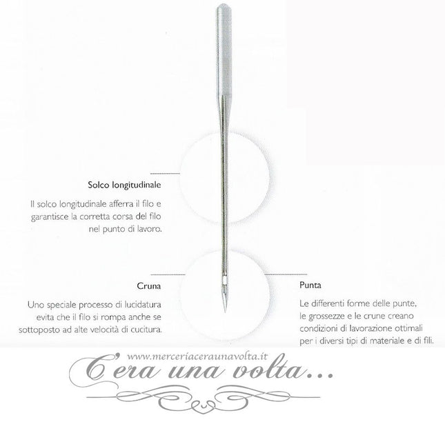 Aghi misti stretch per macchina da cucire