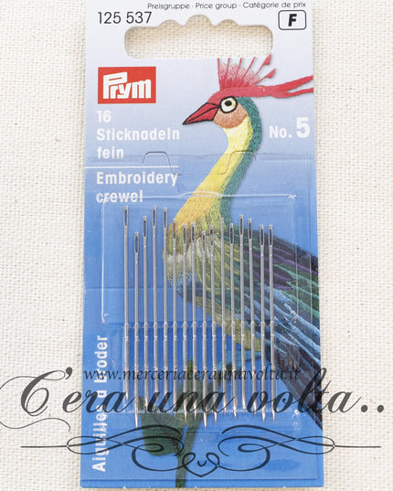 Aghi Embroidery da ricamo N°5