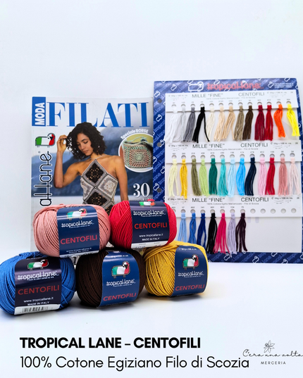 Tropical Lane – Centofili (100% Cotone Egiziano Filo di Scozia)