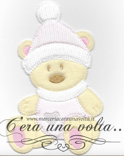 Toppa termoadesiva Bears Rosa