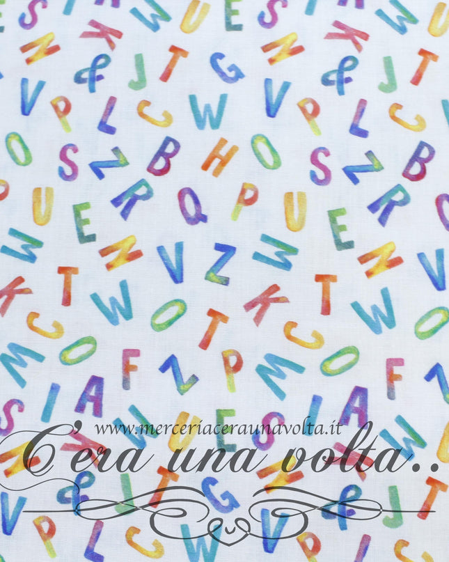 Tessuto Alphabet