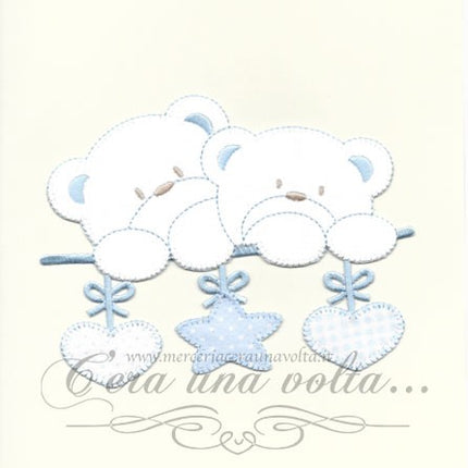 Toppa termoadesiva Teddy Blue