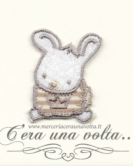 Toppa termoadesiva in cotone Baby Bunny