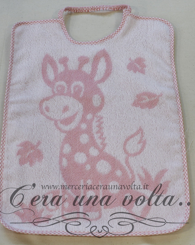 Bavaglino asilo con elastico giraffe