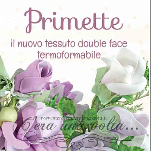 Tessuto Primette Verde Salvia/Latte