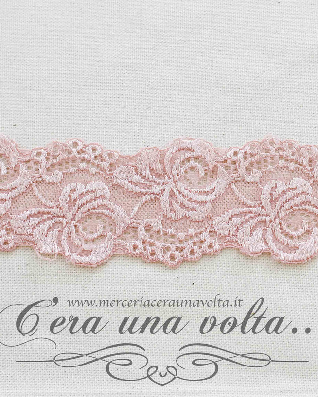 Pizzo tramezzo elasticizzato
