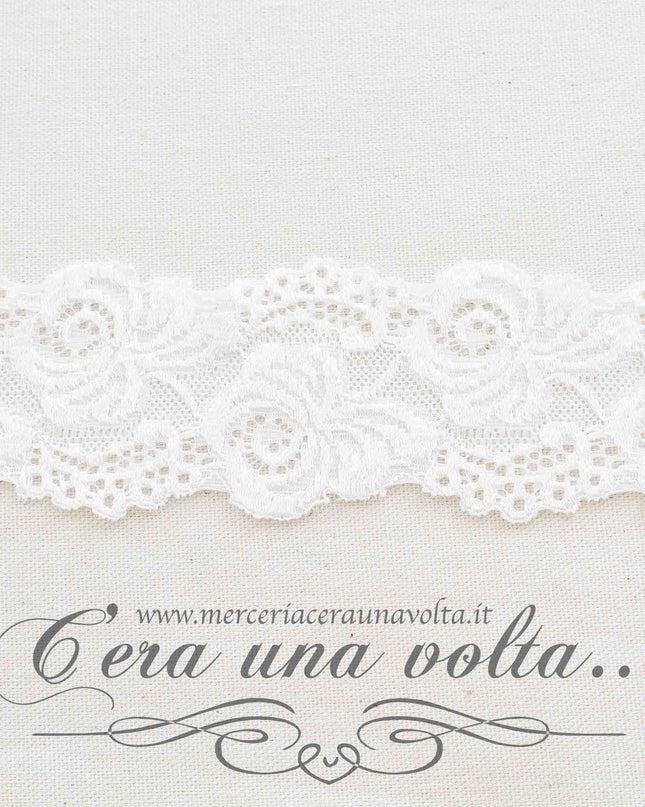 Pizzo tramezzo elasticizzato
