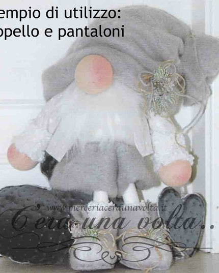 Vello di lana cardata naturale