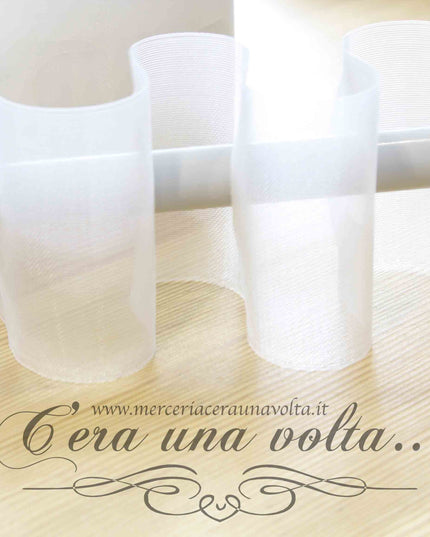 Riloga trasparente per tende a bastone