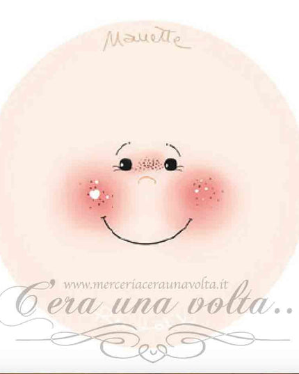 Viso stampato su tessuto Nanette