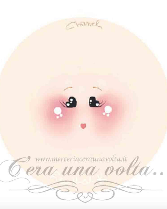 Viso stampato su tessuto Chanel