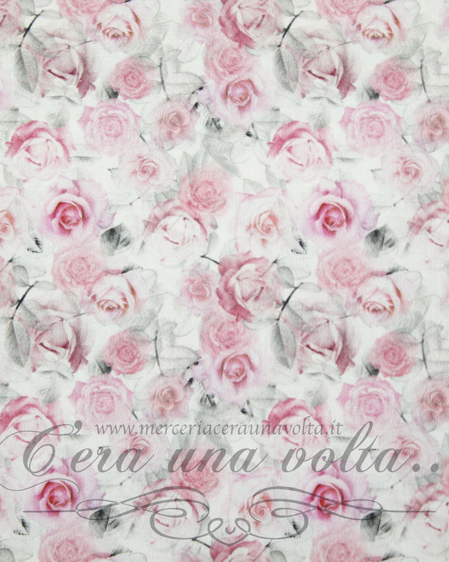 Tessuto Shabby fantasia provenzale Rose