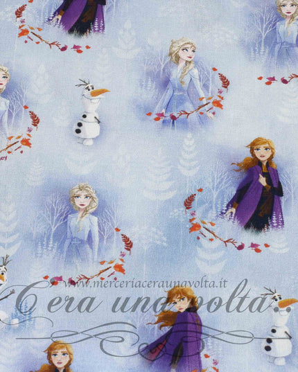 Tessuto Principesse Elsa e  Anna