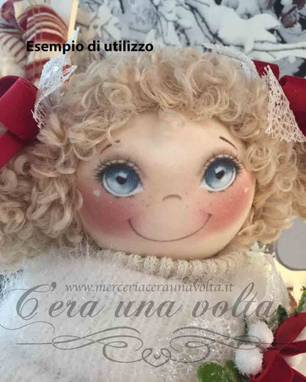 Lana per Capelli bambole ricci