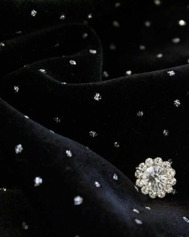 Velluto Nero con lurex