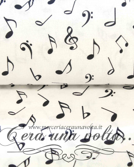 Tessuto Note musicali