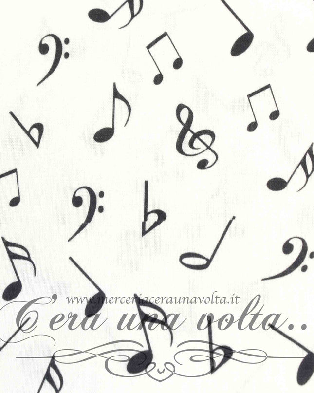 Tessuto Note musicali