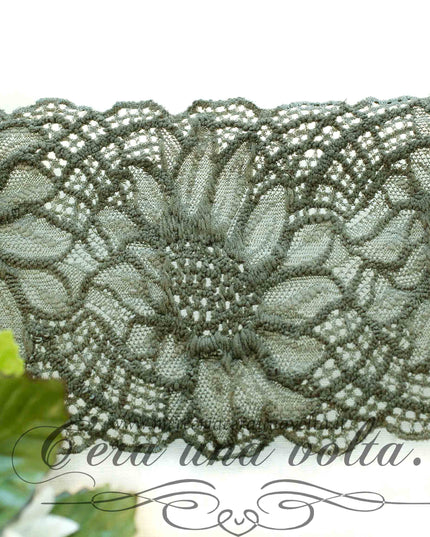 Pizzo tramezzo Sunflowers elasticizzato